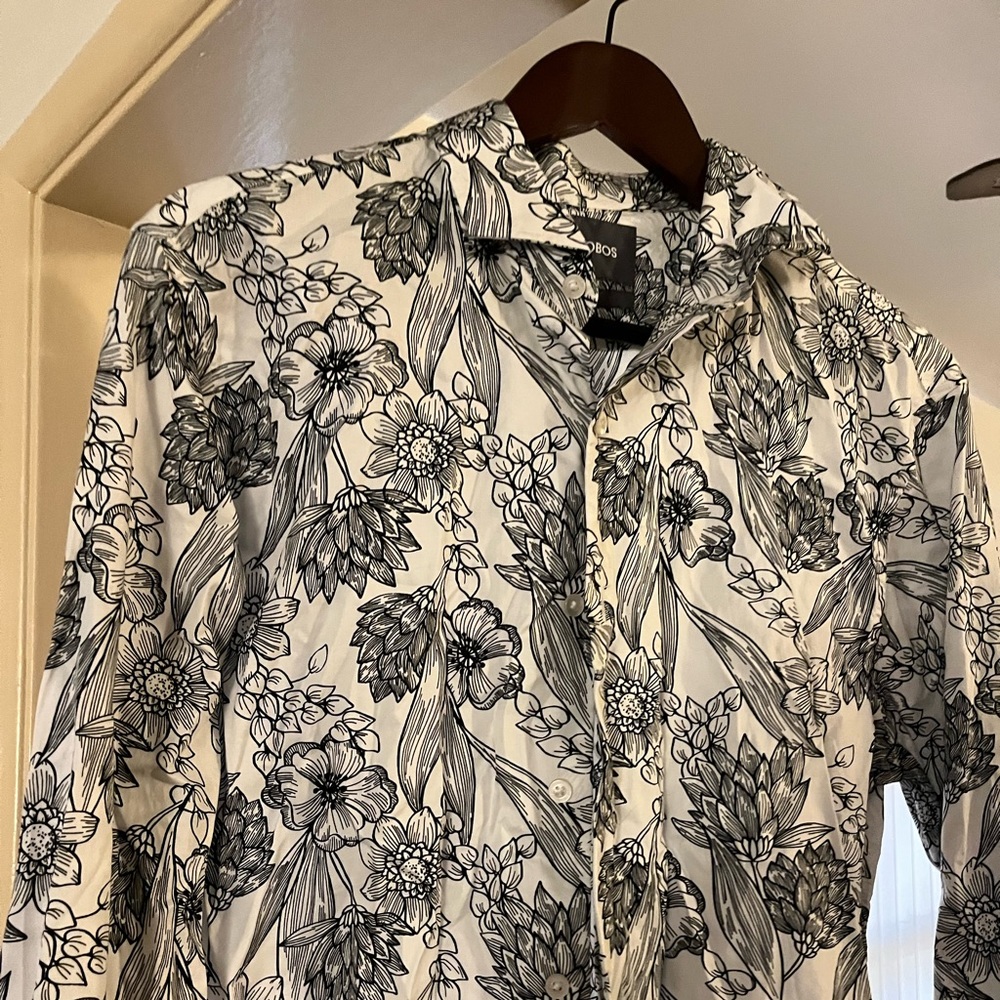 Bonobos Patterned Button-Down Shirt - image 1